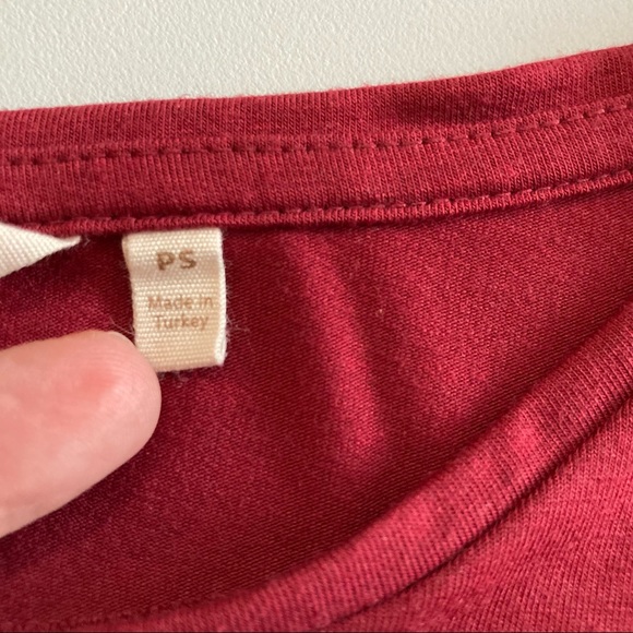 SOFT SURROUNDINGS RED LONG SLEEVE TUNIC SIZE SMALL PETITE - Picture 6 of 10